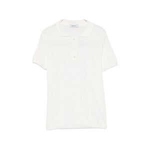 Base Women Linen And Cotton Blend Polo Shirt